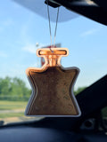 Warm Amber Rose & Sandalwood Car Air Freshener – Luxury Unisex Scent