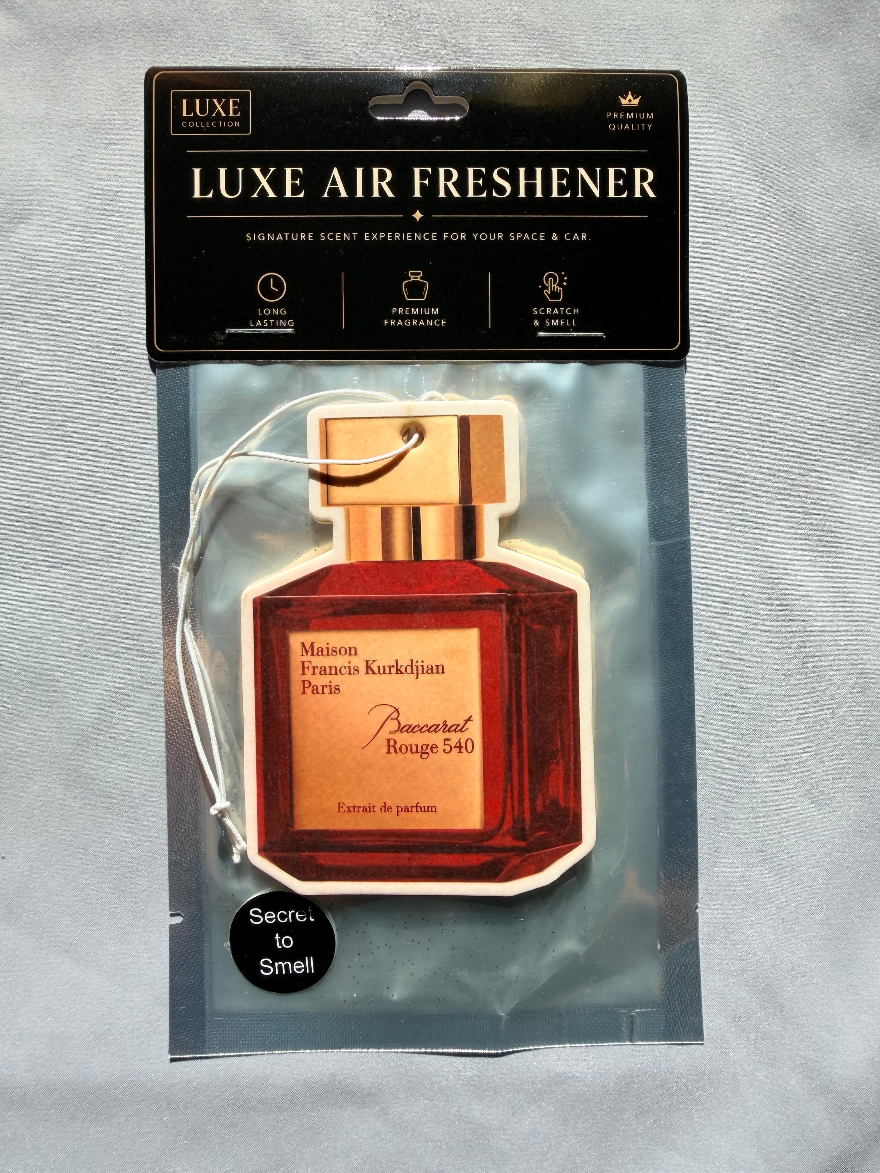 Warm Amber Saffron & Jasmine Car Air Freshener – Iconic Luxury Unisex Scent