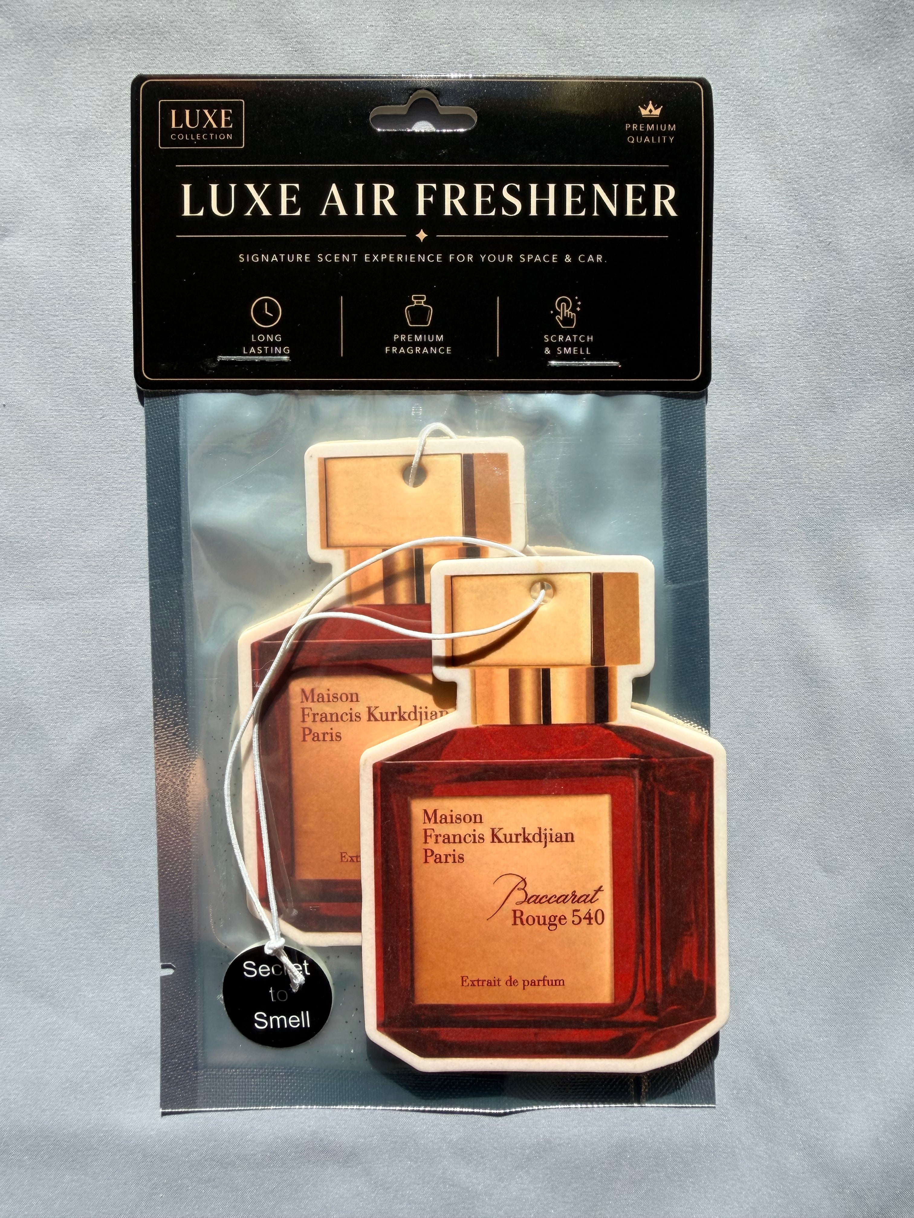 Warm Amber Saffron & Jasmine Car Air Freshener – Iconic Luxury Unisex Scent