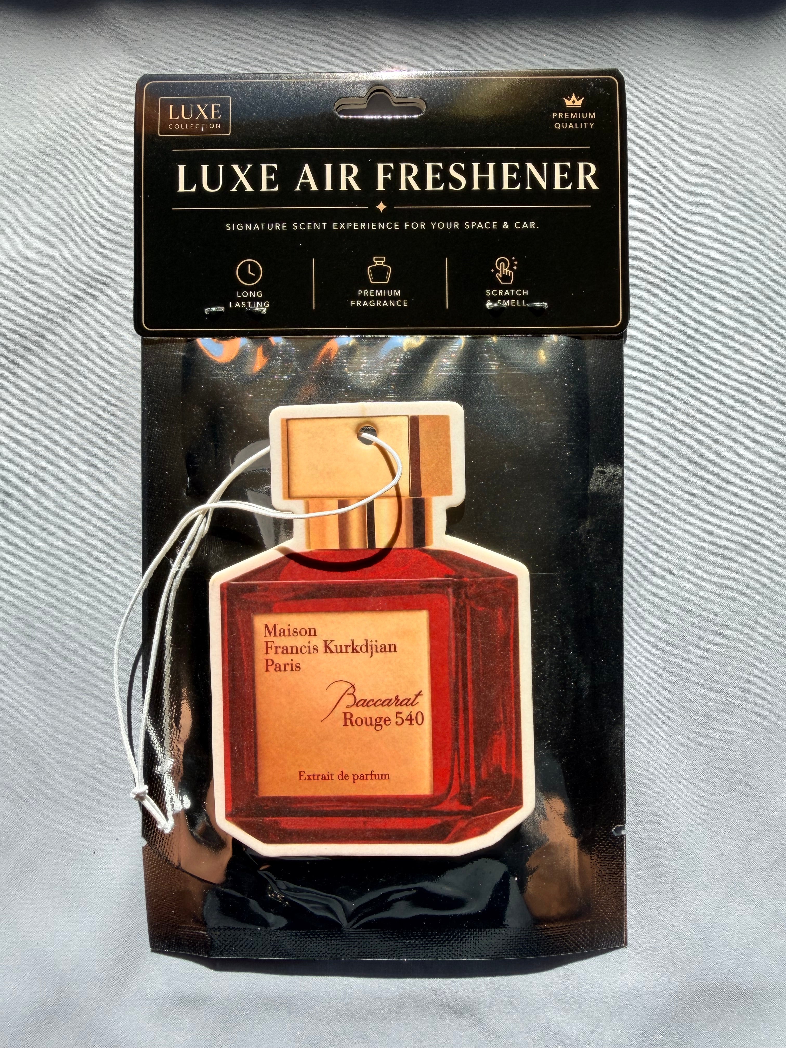 Warm Amber Saffron & Jasmine Car Air Freshener – Iconic Luxury Unisex Scent