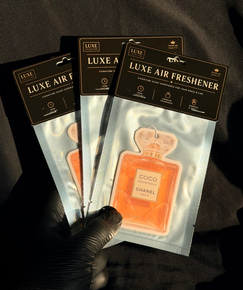Warm Amber & Jasmine Car Air Freshener – Classic & Luxurious Feminine Scent