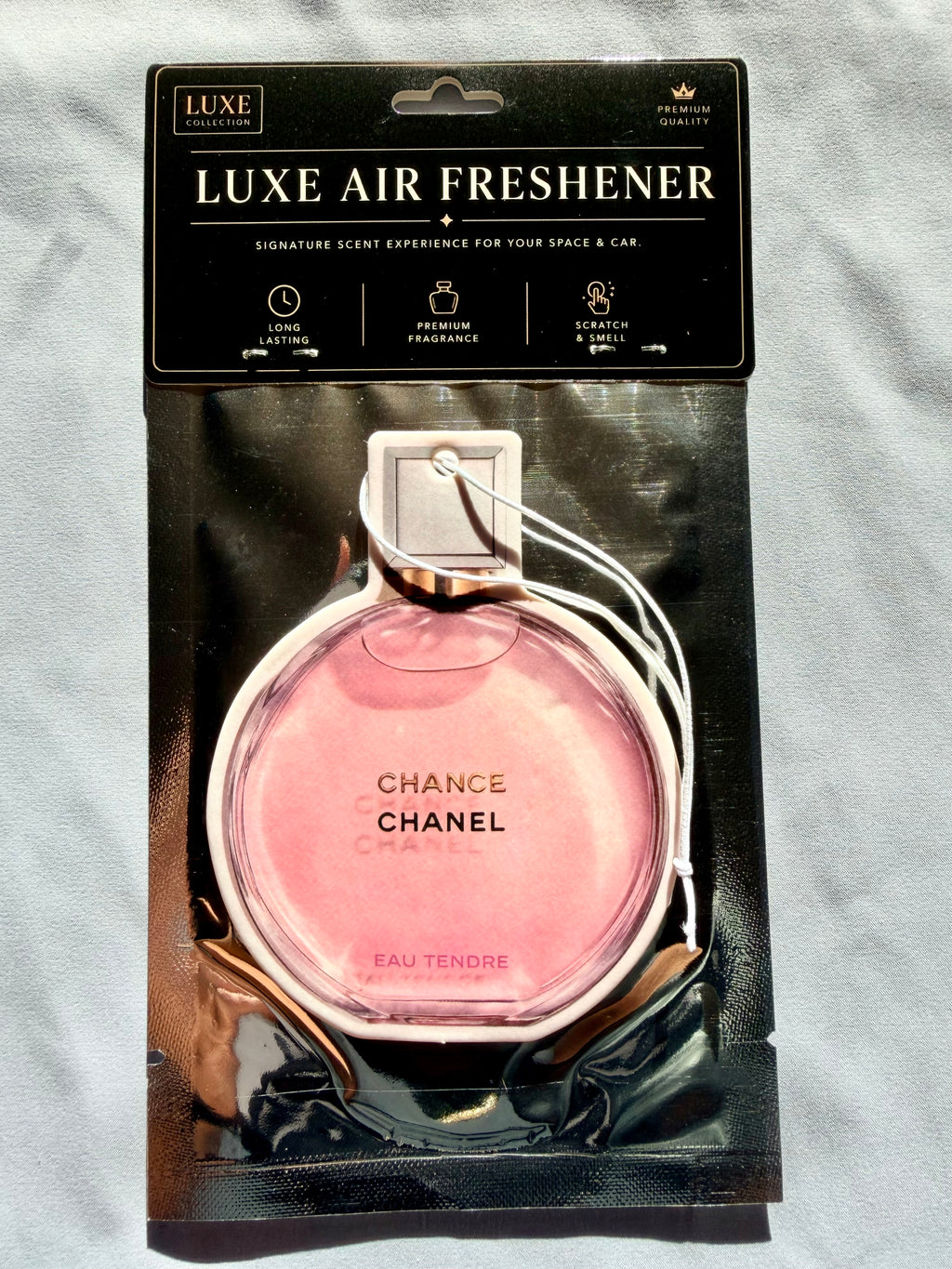 Soft Rose & Grapefruit Car Air Freshener – Delicate & Feminine Luxury Scent