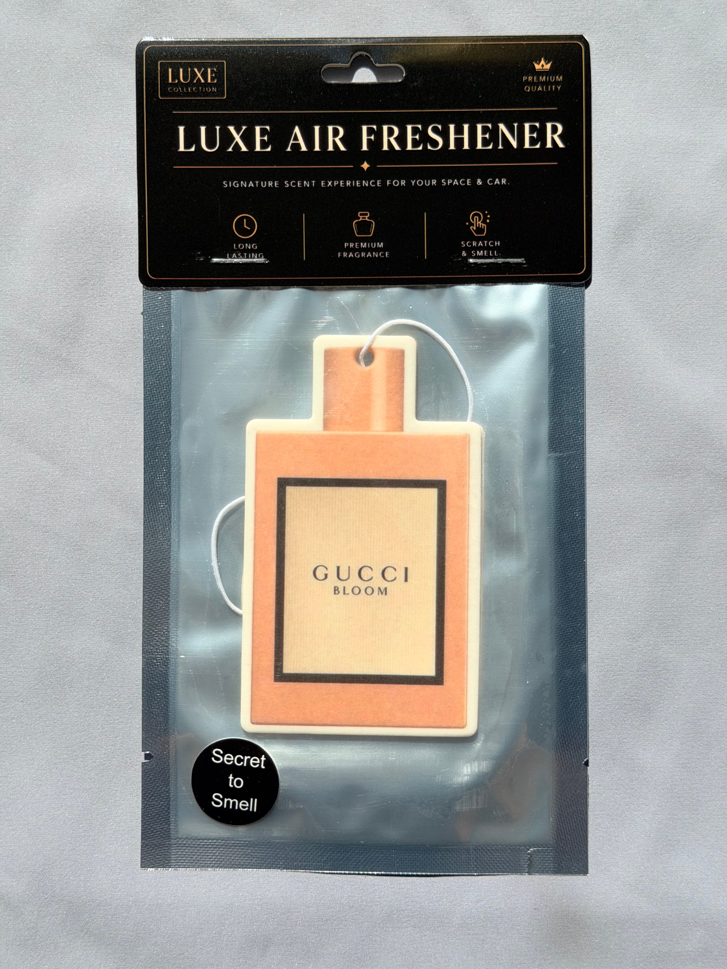 Rich White Floral & Tuberose Car Air Freshener – Lush & Feminine Luxury Scent