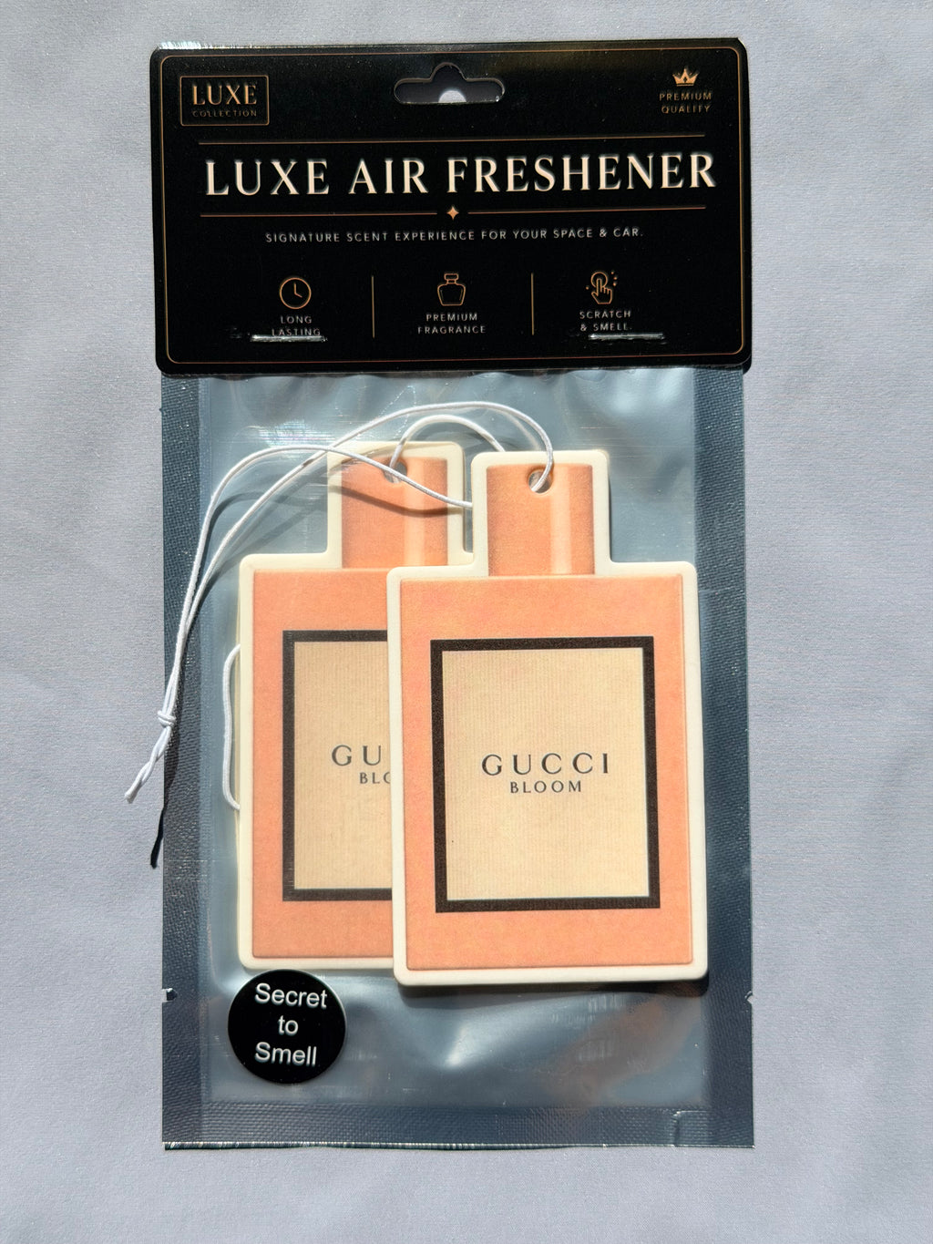 Rich White Floral & Tuberose Car Air Freshener – Lush & Feminine Luxury Scent