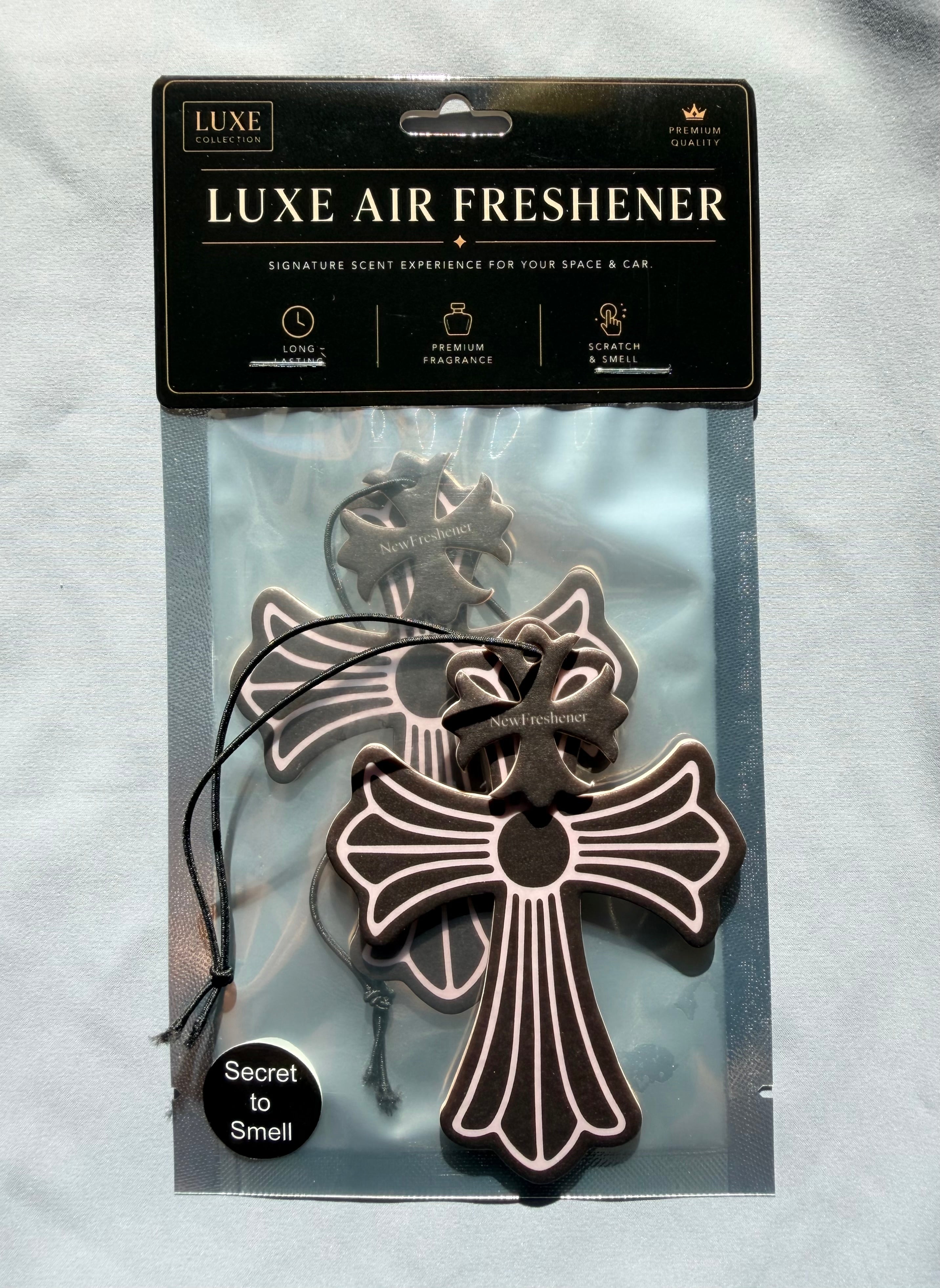 Leather & Dark Musk Car Air Freshener – Edgy & Unisex Luxury Scent
