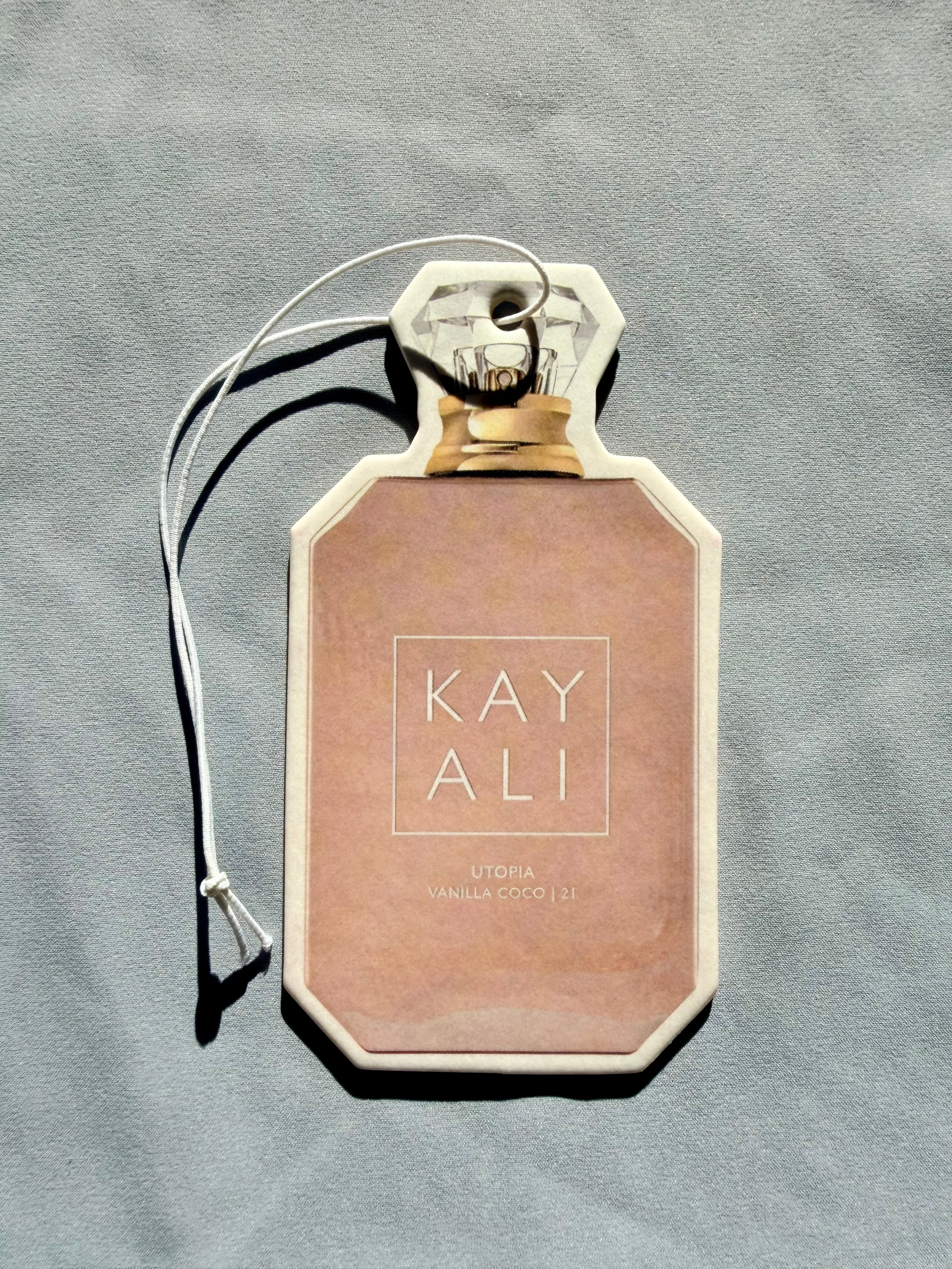 Coconut & Warm Vanilla Car Air Freshener – Tropical & Sweet Luxury Scent