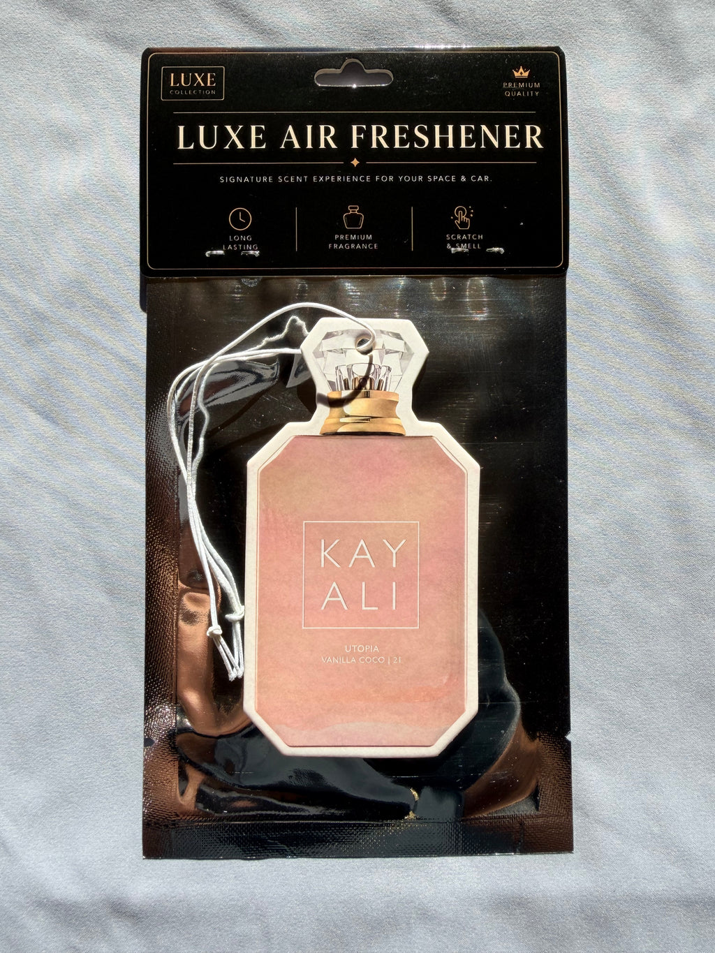 Coconut & Warm Vanilla Car Air Freshener – Tropical & Sweet Luxury Scent