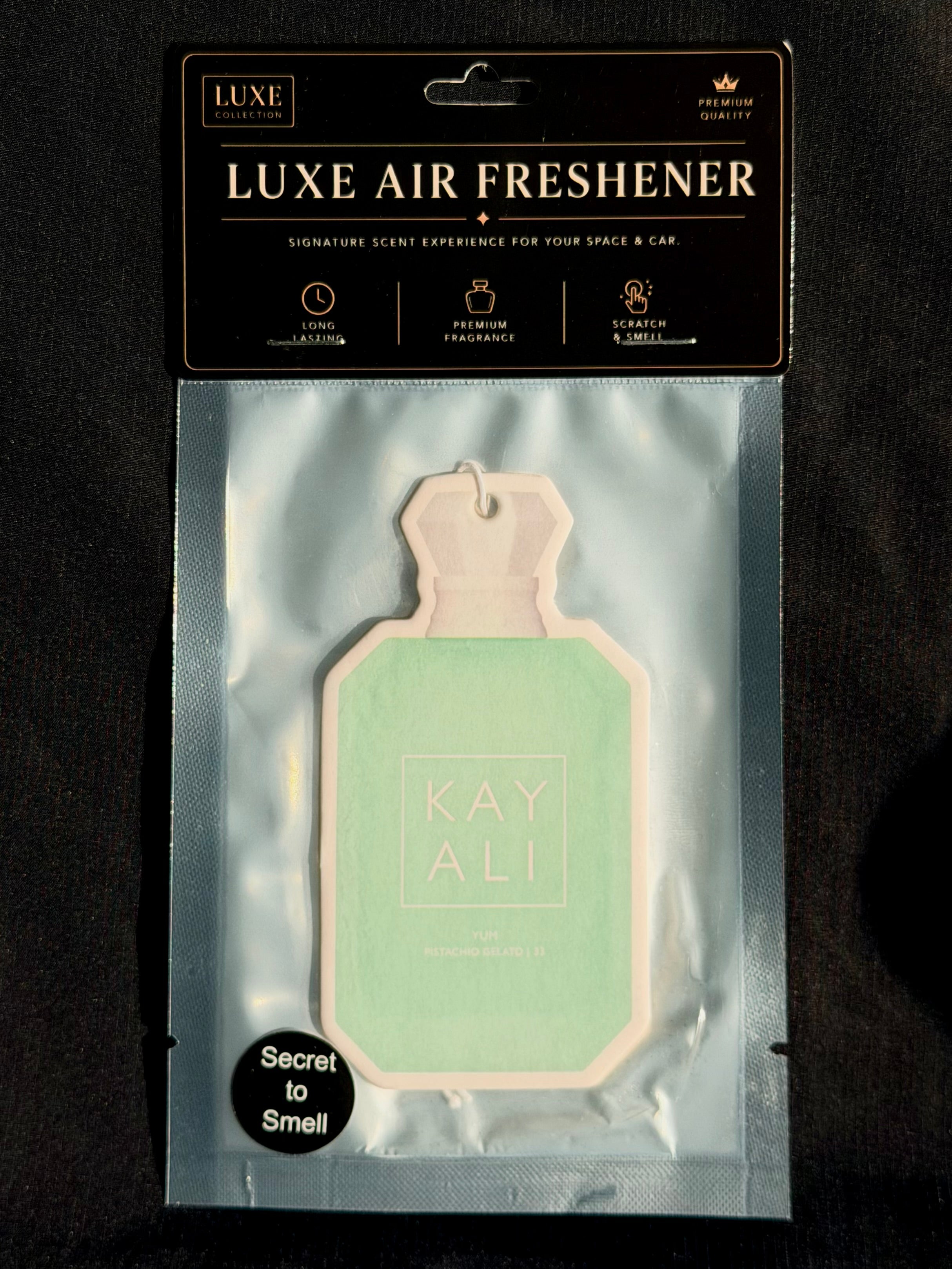 Pistachio & Vanilla Cream Car Air Freshener – Sweet & Gourmand Luxury Scent