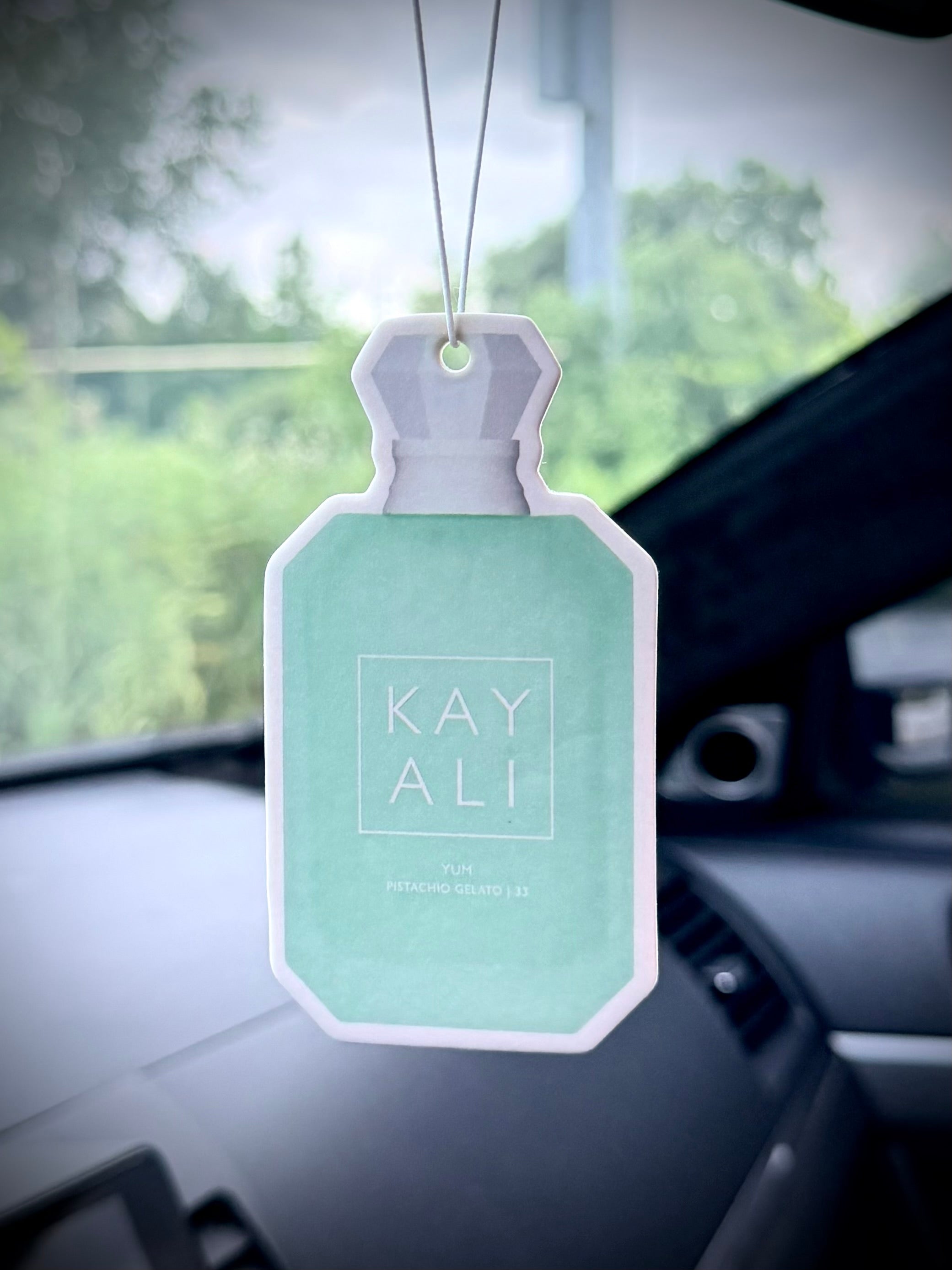 Pistachio & Vanilla Cream Car Air Freshener – Sweet & Gourmand Luxury Scent