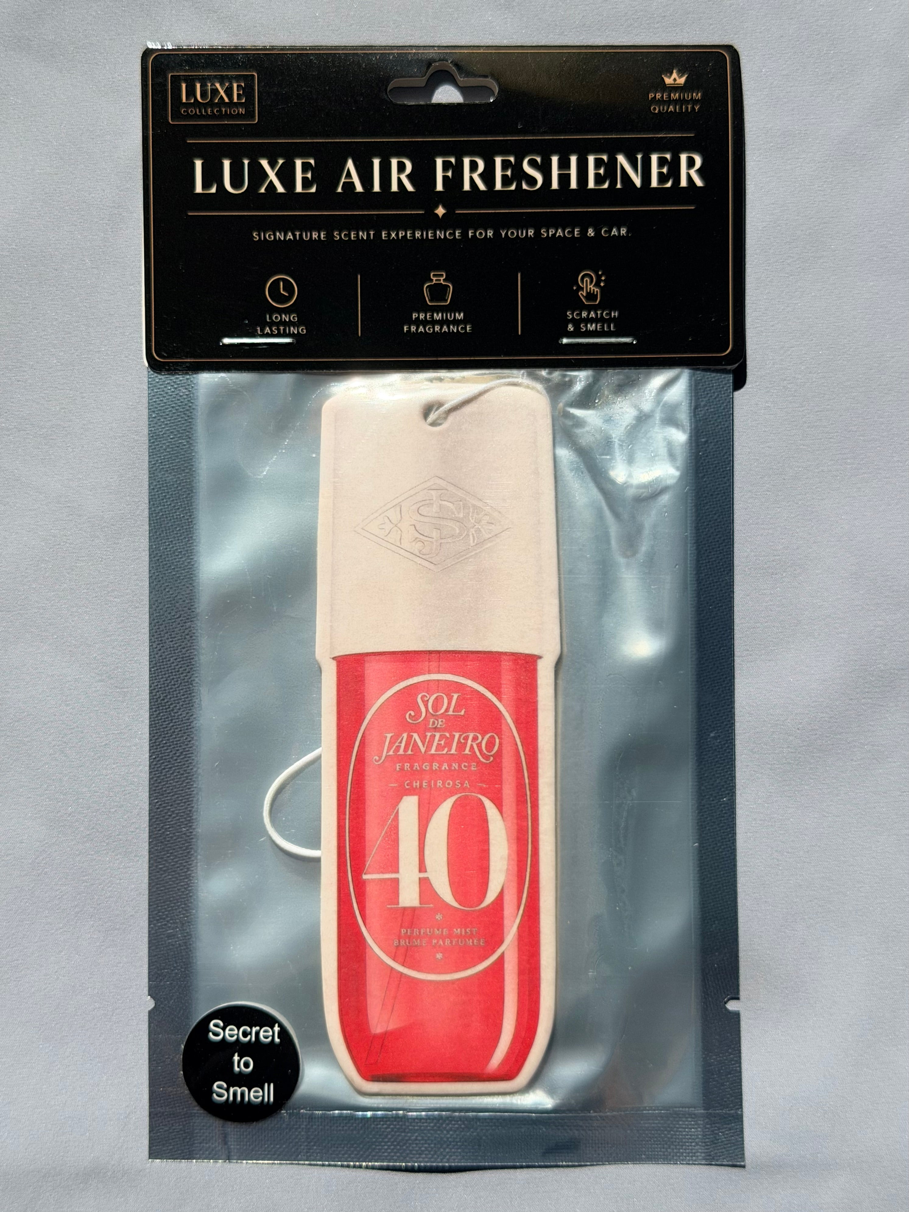 Delicate Rose & Jasmine Car Air Freshener – Soft & Feminine Luxury Scent