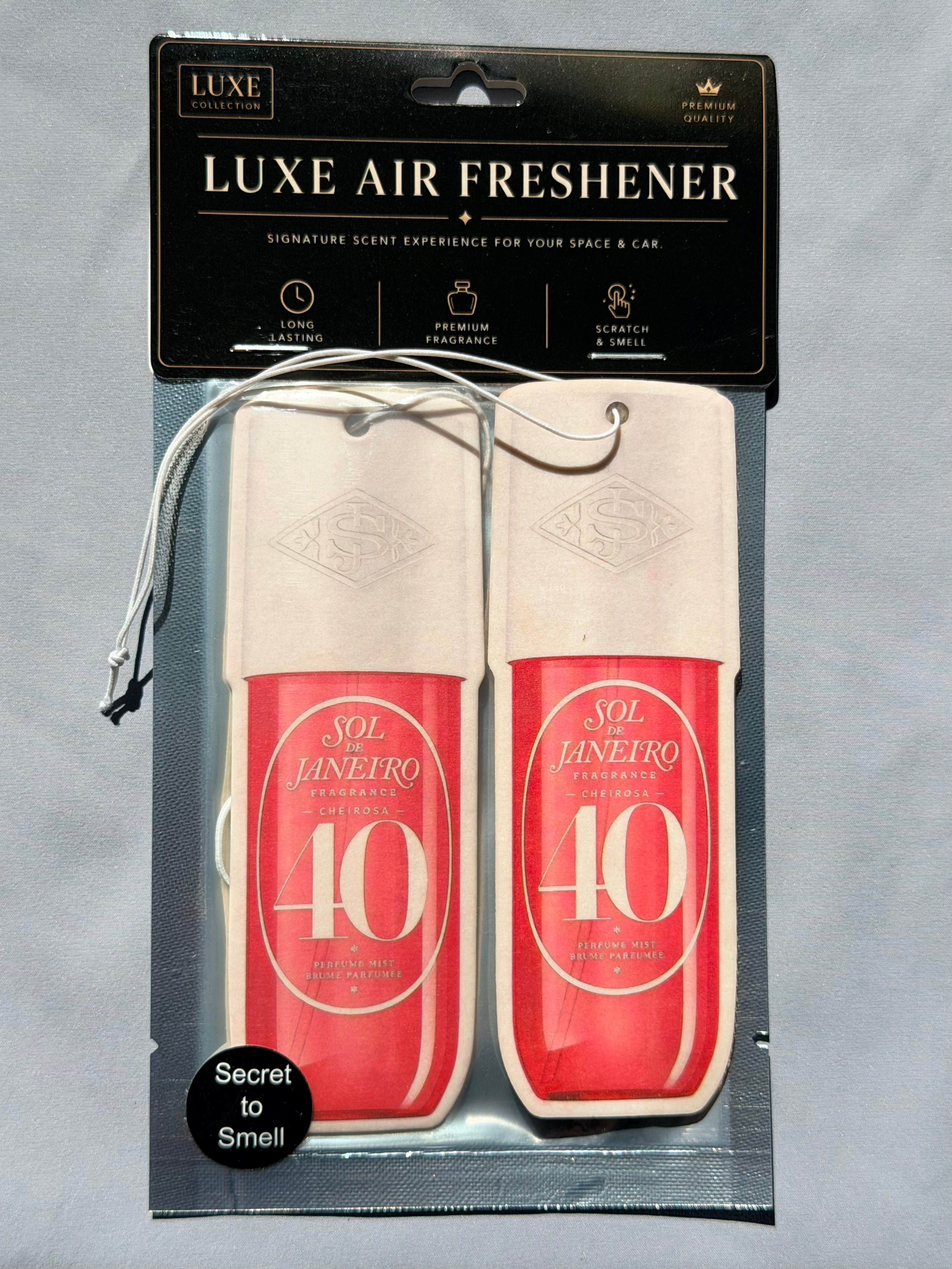 Delicate Rose & Jasmine Car Air Freshener – Soft & Feminine Luxury Scent
