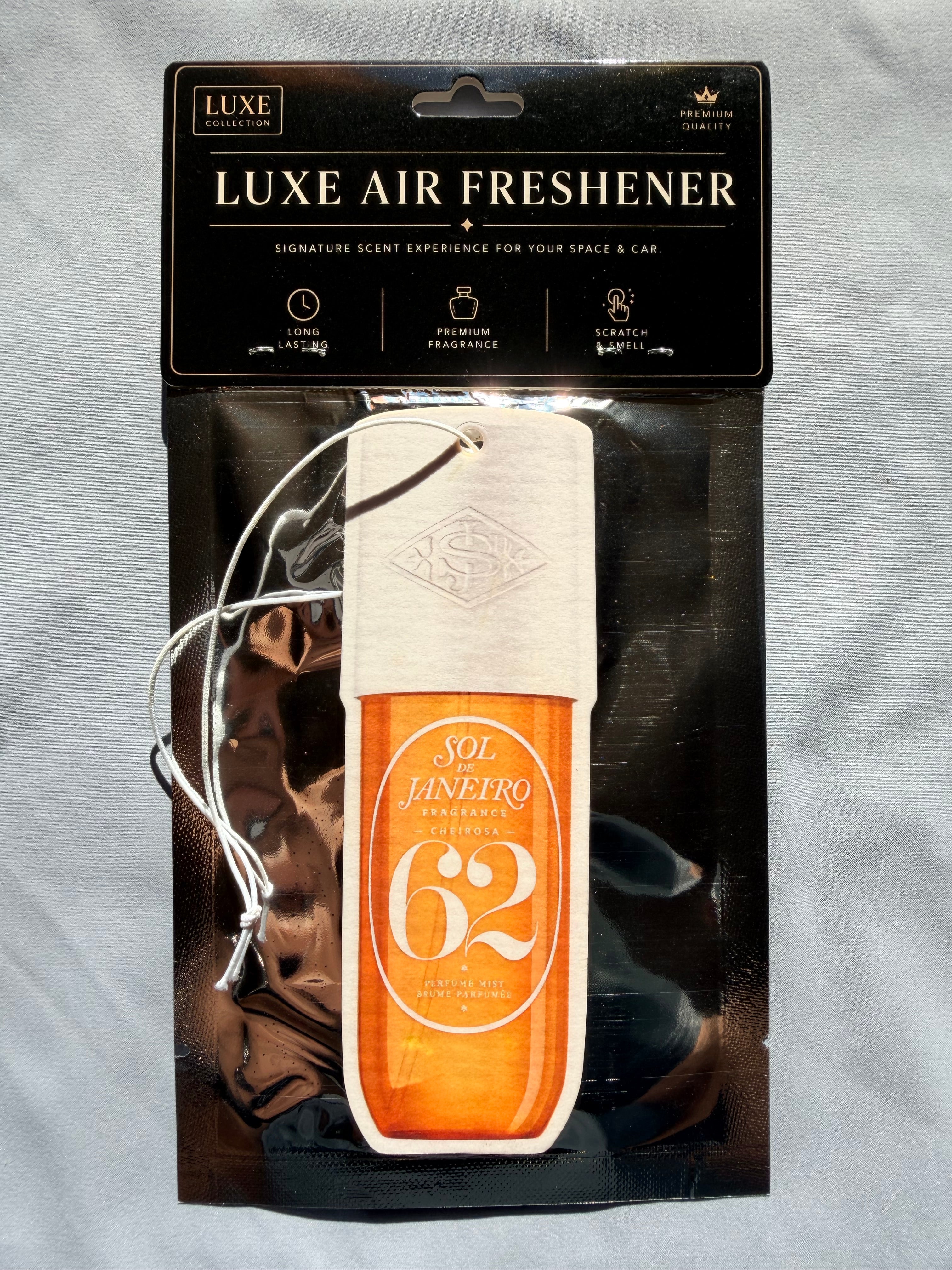 Golden Amber & Salted Caramel Car Air Freshener – Warm & Addictive Luxury Scent