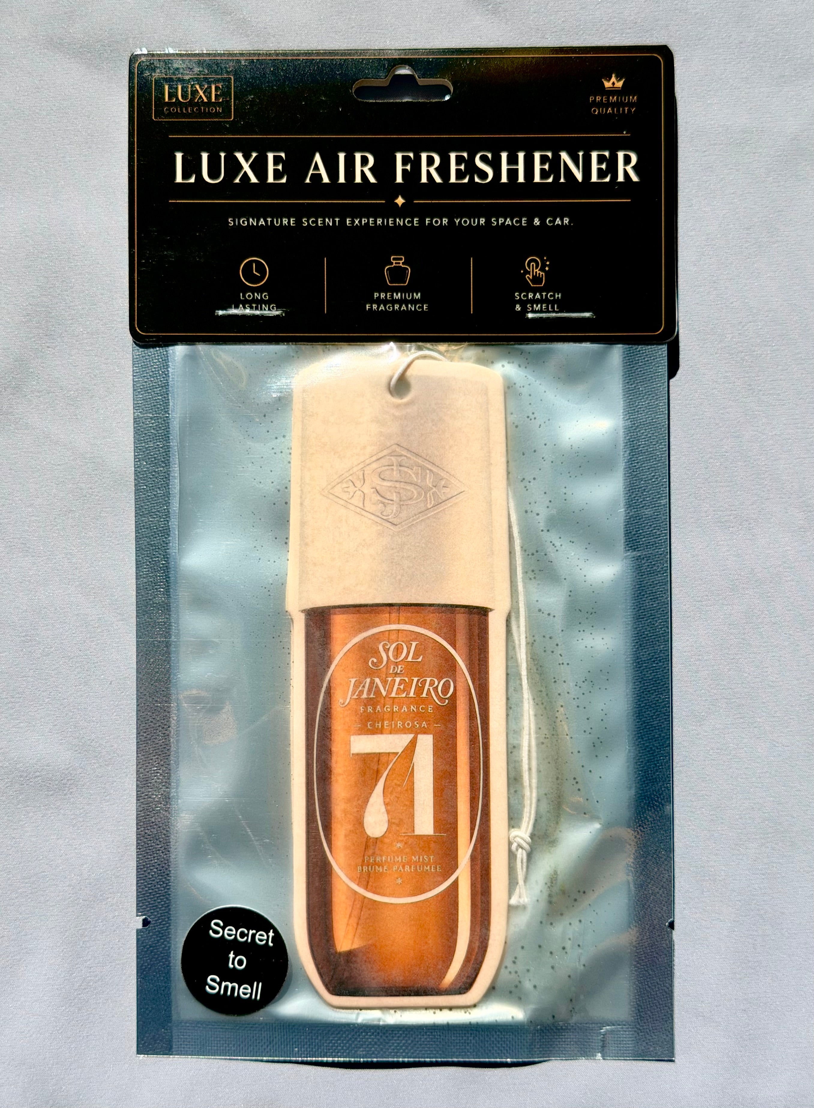 Warm Sandalwood & Vanilla Car Air Freshener – Smoky & Unisex Luxury Scent
