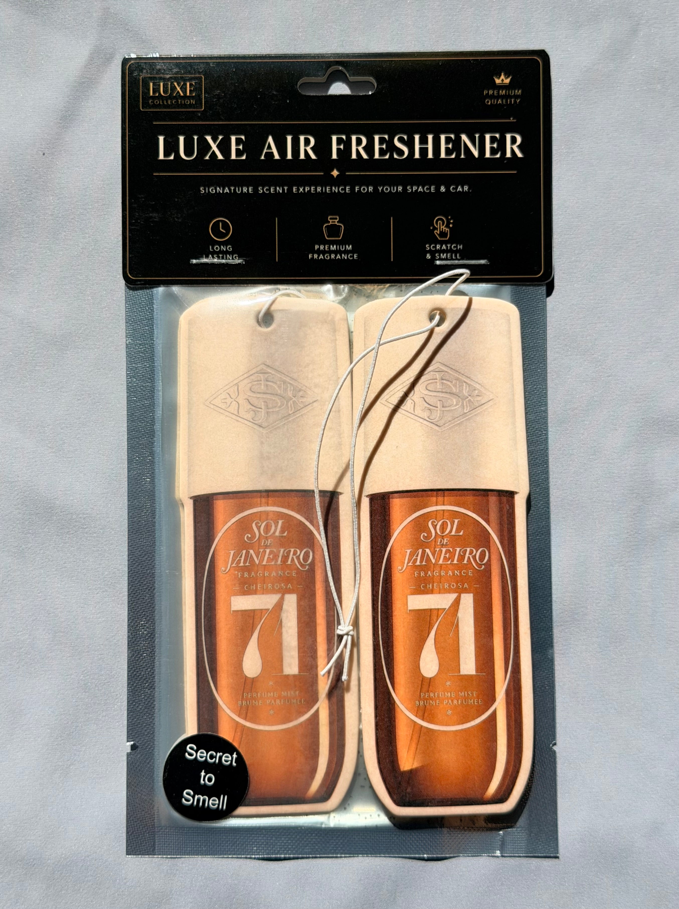Warm Sandalwood & Vanilla Car Air Freshener – Smoky & Unisex Luxury Scent