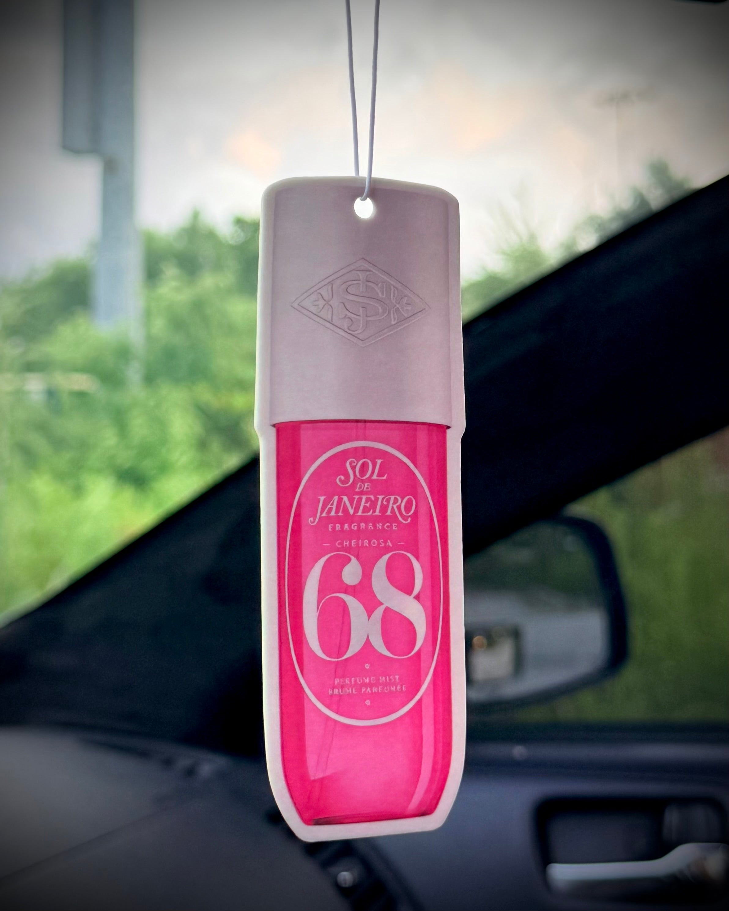 Pink Dragonfruit & Citrus Car Air Freshener – Fresh & Feminine Luxury Scent