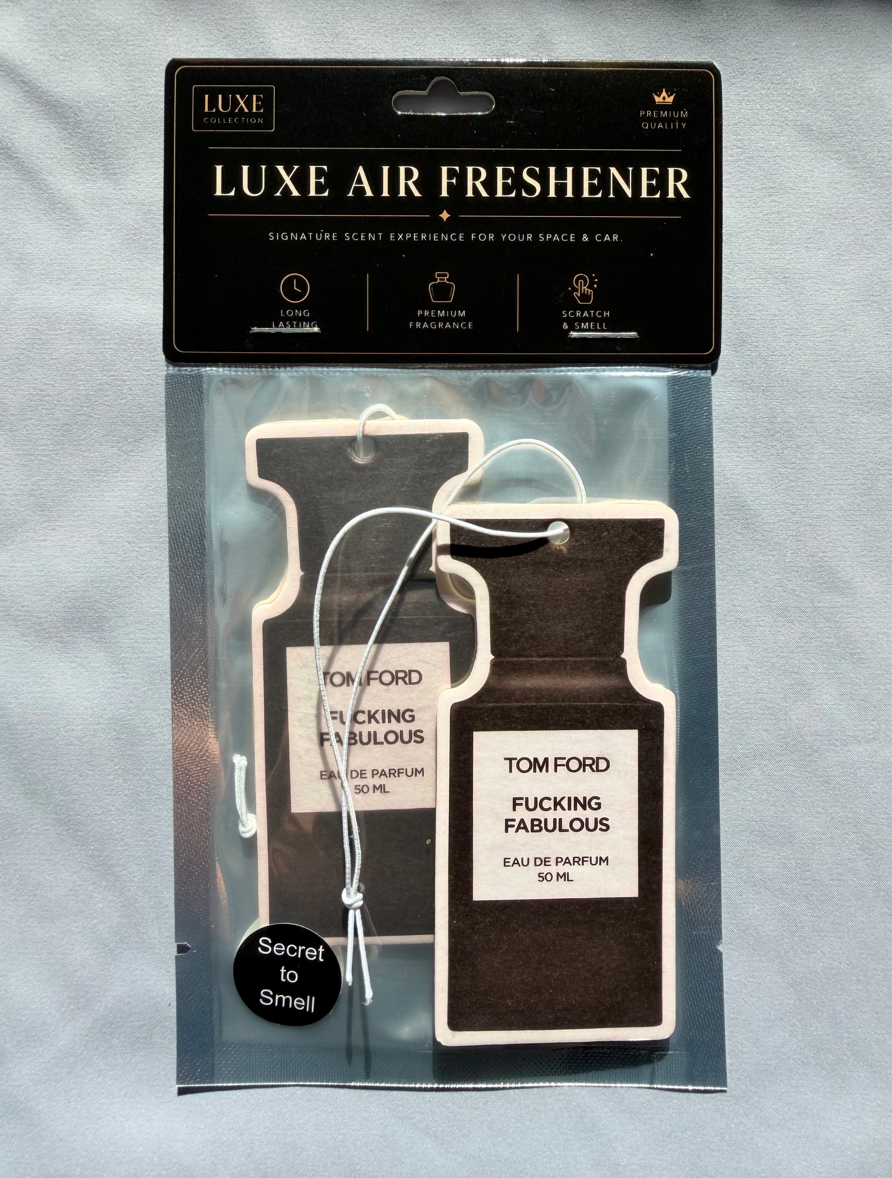 Leather & Iris Car Air Freshener – Bold & Creamy Unisex Luxury Scent