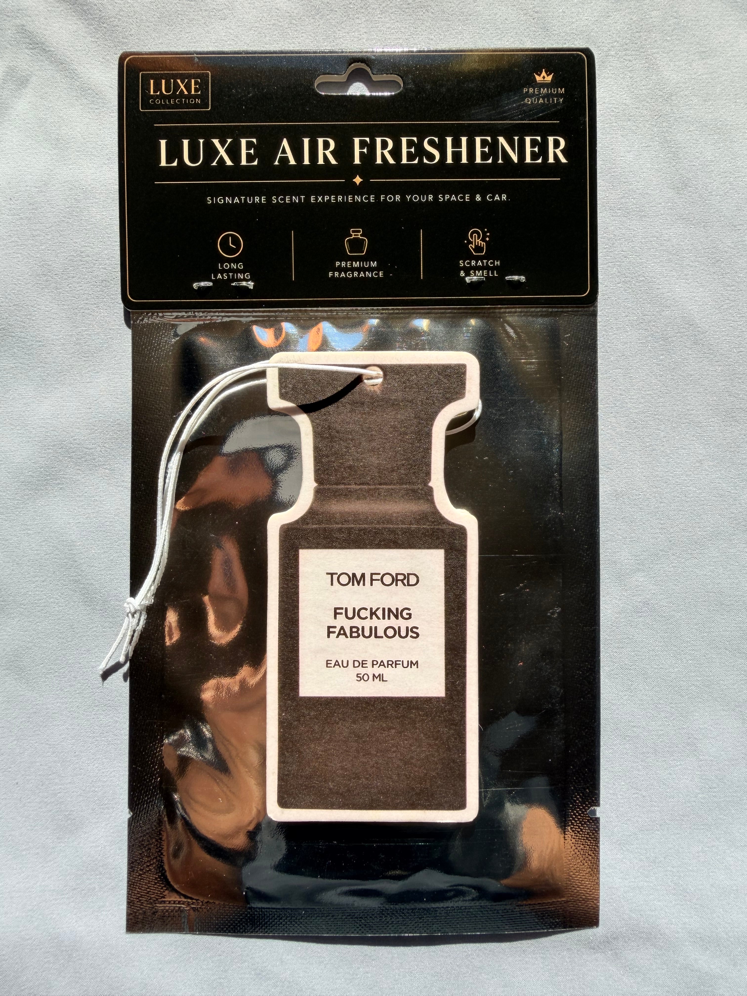 Leather & Iris Car Air Freshener – Bold & Creamy Unisex Luxury Scent