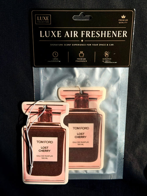 Dark Cherry & Almond Car Air Freshener – Warm & Seductive Luxury Scent