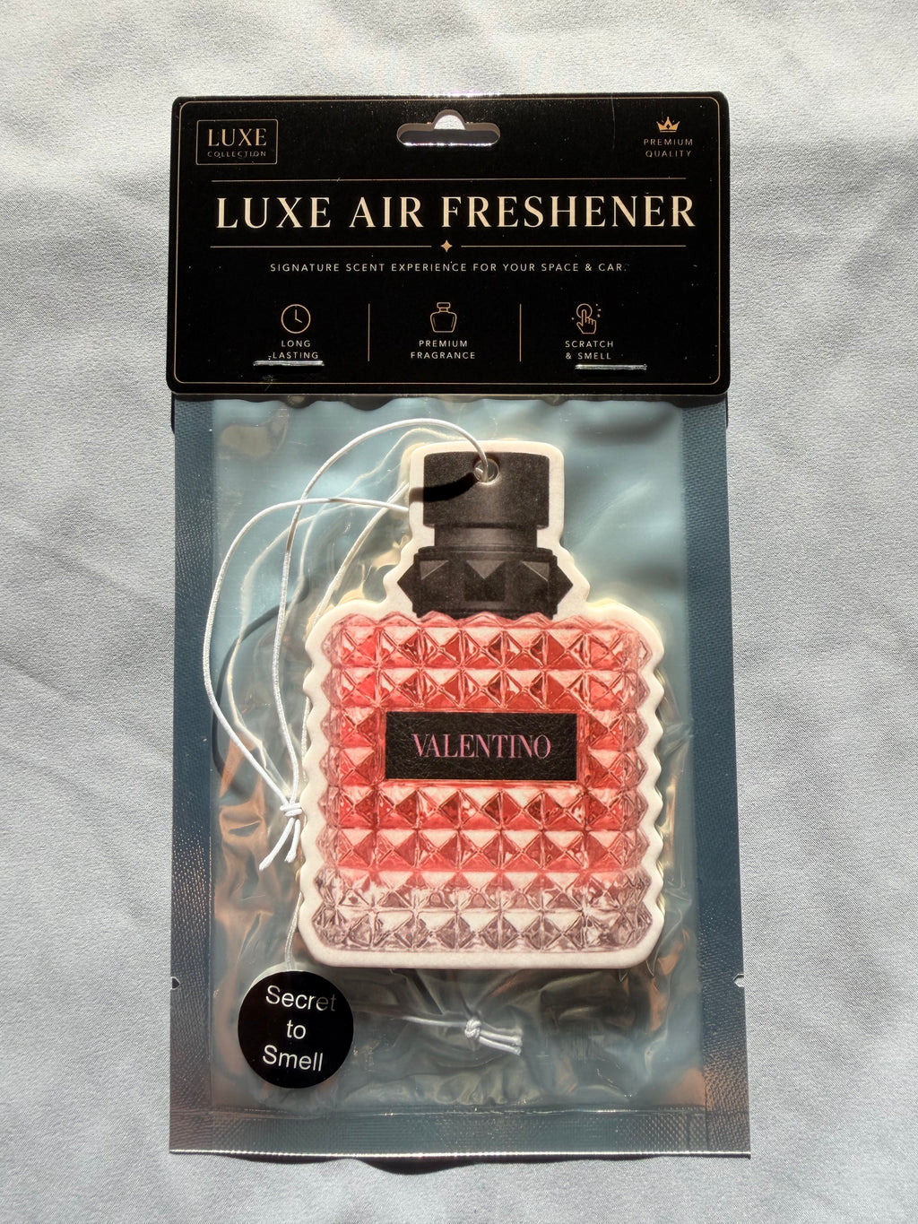 Warm Vanilla Iris & Bourbon Car Air Freshener – Warm & Feminine Luxury Scent